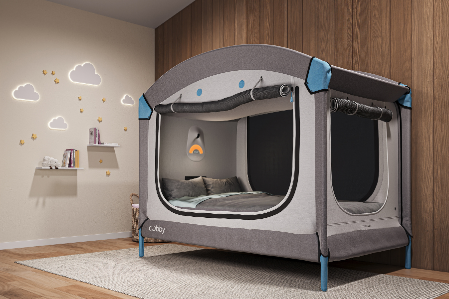 Cubby Bedroom with Clouds