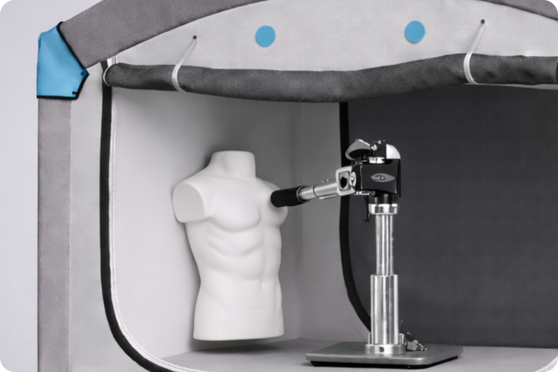 Cubby canopy leaning pressure test